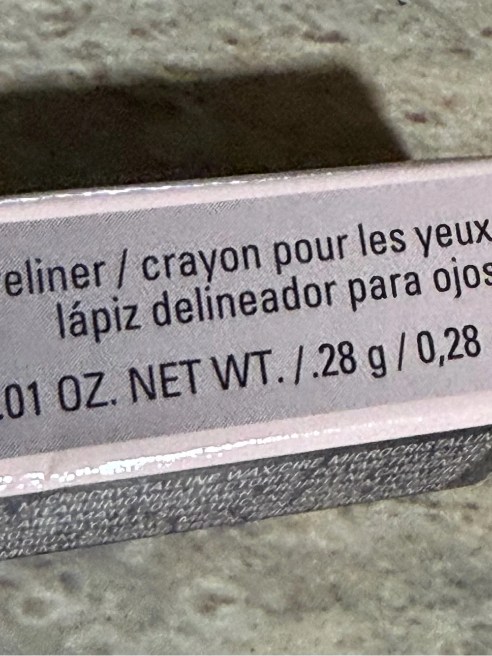 Mary Kay Steely Discontinued Eyeliner Pencil - Smooth Precision 048391-